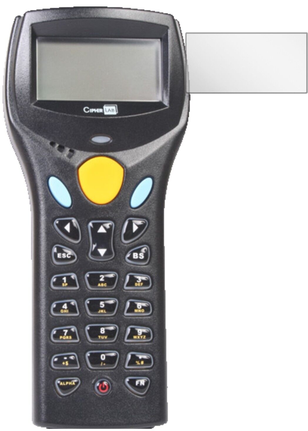 Klare Displayschutzfolie von dipos passend für Cipherlab 8300, präziser Zuschnitt und blasenfrei montiert