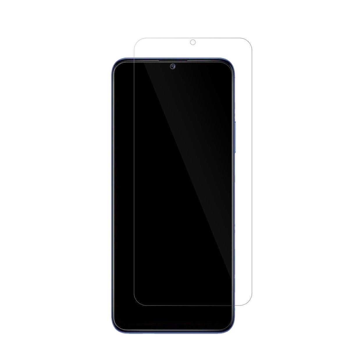 Wiko10 mit aufgebrachter dipos Displayschutzfolie, glasklare Darstellung ohne Einschränkungen