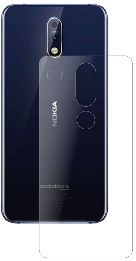 1x 9H Schutzfolie matt für Nokia 7.1 Plus Rückseite Panzerfolie