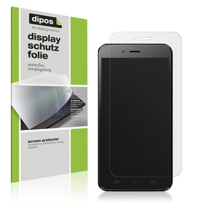 Matte Displayschutzfolie von dipos passend für Bmobile AX1078, präziser Zuschnitt und blasenfrei montiert