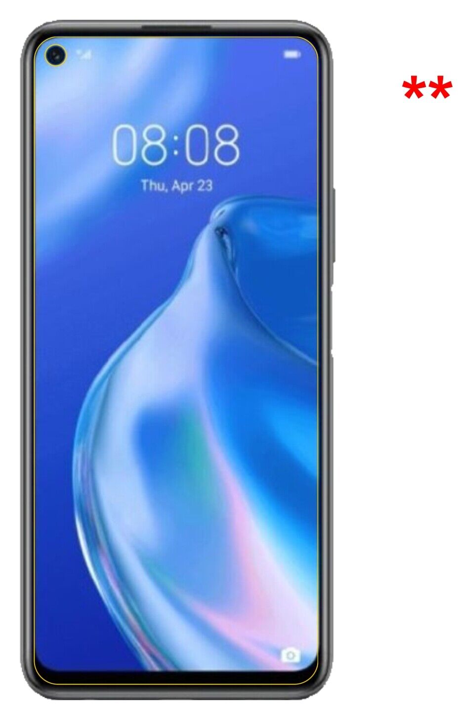 dipos Displayschutz für Honor 30S, transparente Oberfläche, perfekte Passform auch für die Rundungen