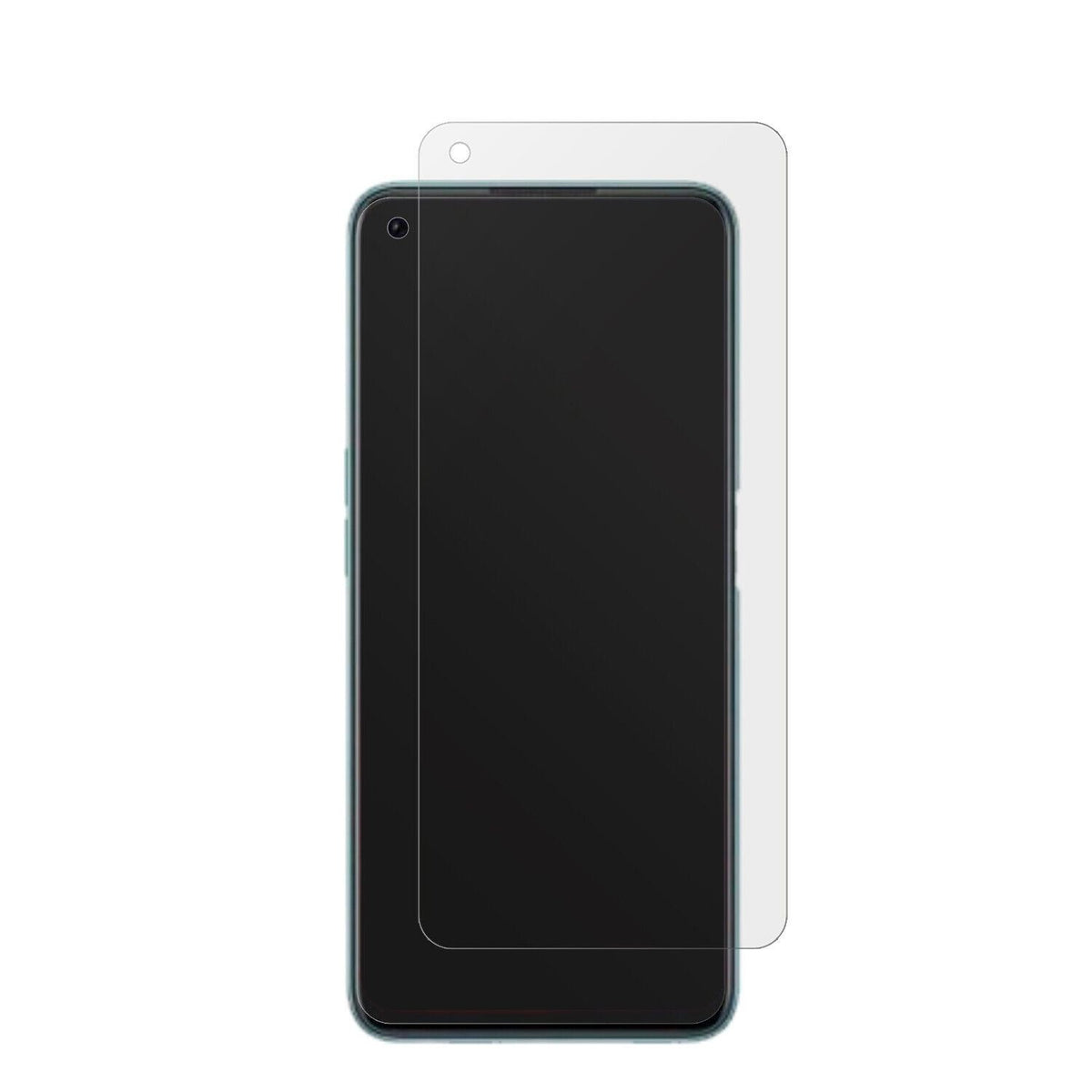 OPPOA96 Global mit aufgebrachter dipos Displayschutzfolie, die lästige Fingerabdrücke minimiert