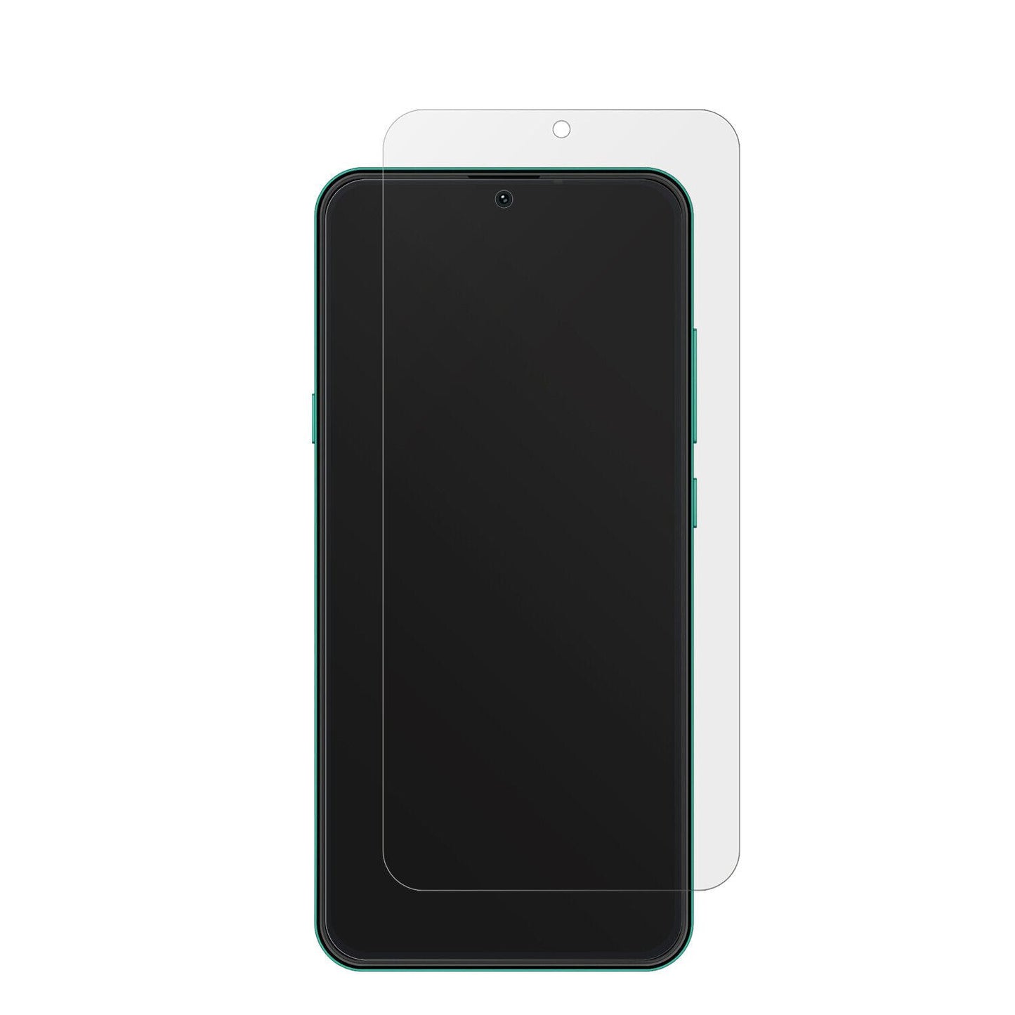 HisenseInfinity E40 Lite mit aufgebrachter dipos Displayschutzfolie, die lästige Fingerabdrücke minimiert