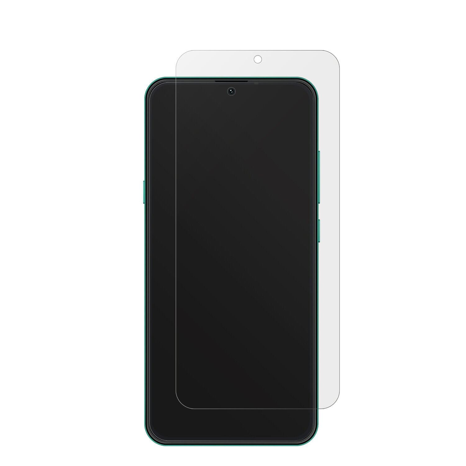 HisenseInfinity E40 Lite mit aufgebrachter dipos Displayschutzfolie, die lästige Fingerabdrücke minimiert