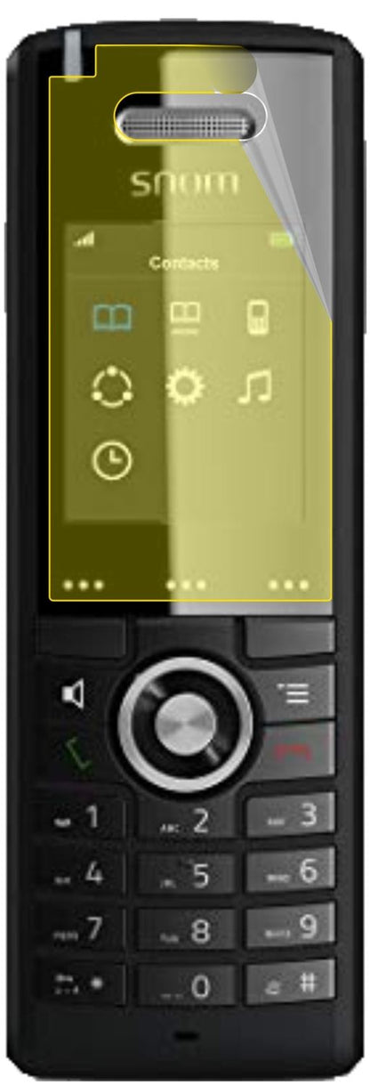 1x 3D Full Cover Schutzfolie für SNOM M65-C50 DECT