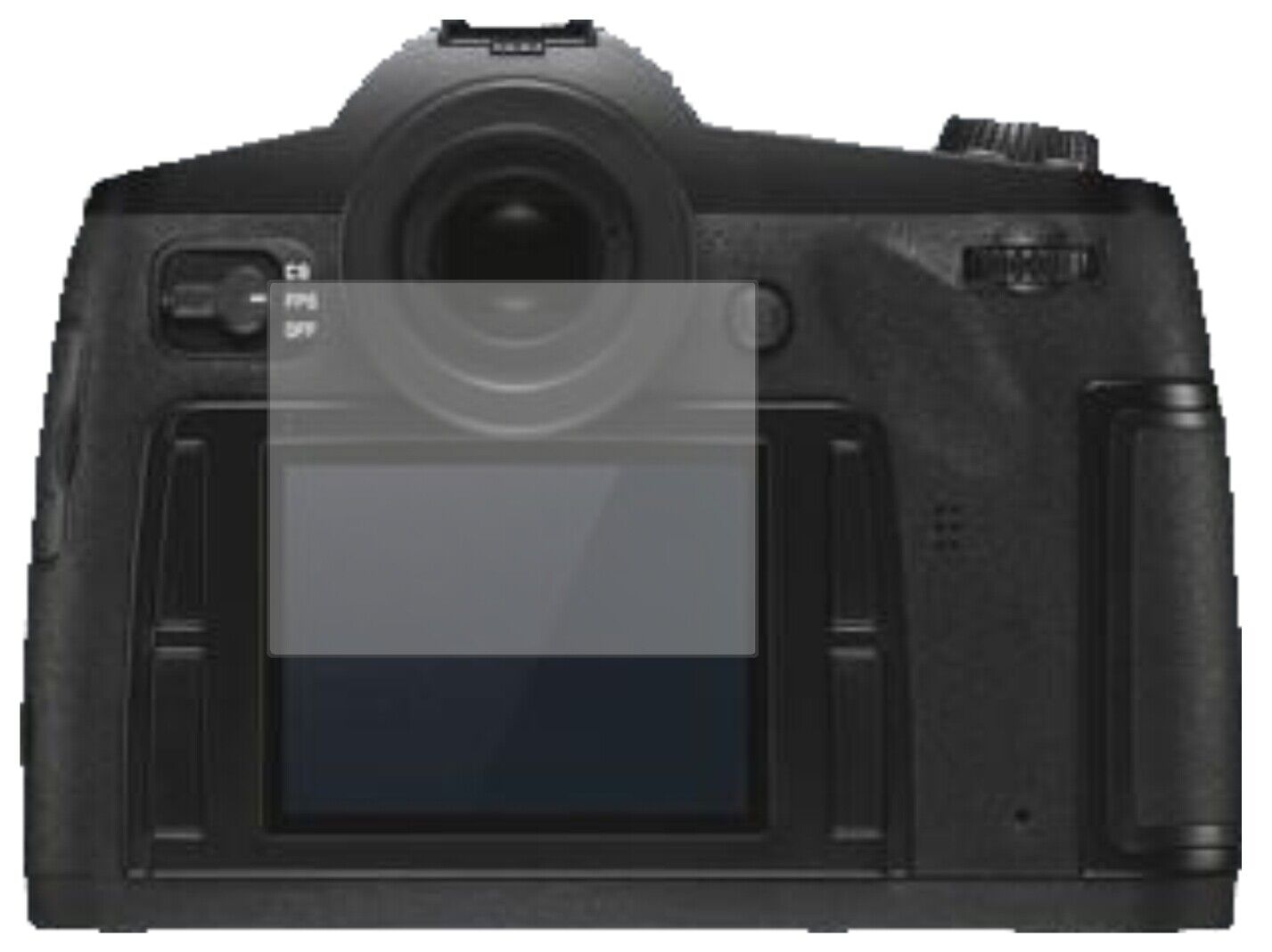Matte Displayschutzfolie von dipos passend für Leica S3, präziser Zuschnitt und blasenfrei montiert