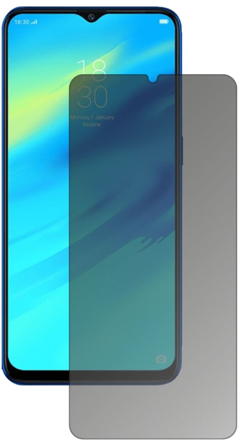 Blickschutzfolie für Oppo Realme C2 matt Schutzfolie Privacy