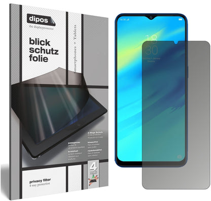 Blickschutzfolie für Oppo Realme C2 matt Schutzfolie Privacy