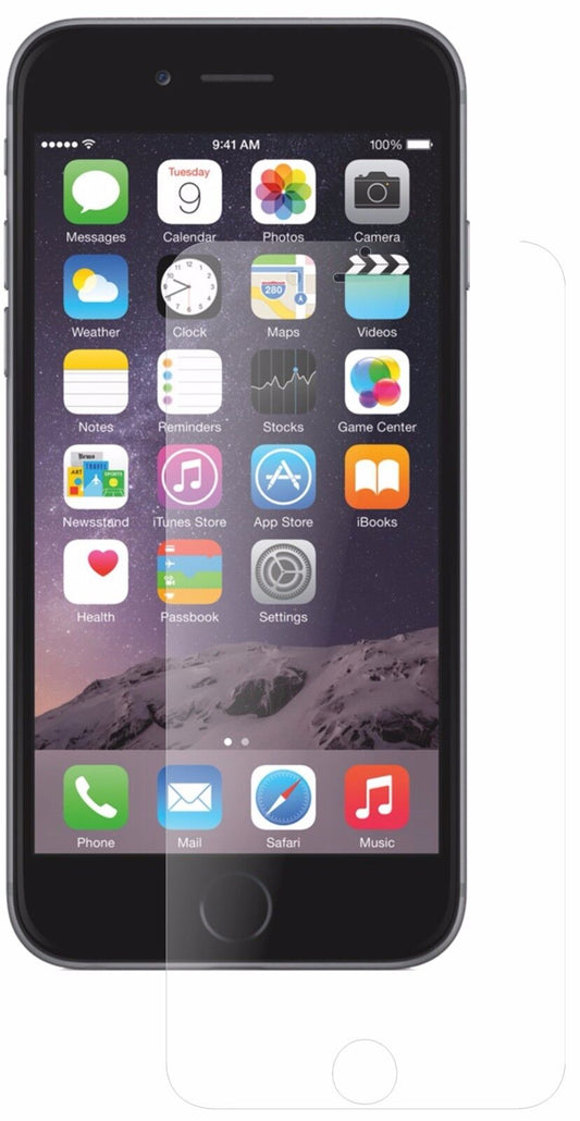 1x 9H Schutzfolie matt für Apple iPhone 6 / 6S Panzerfolie