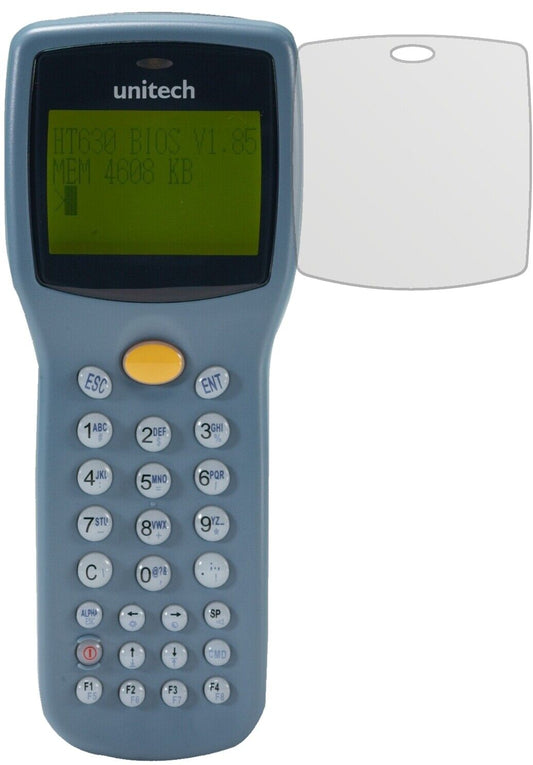 Matte Displayschutzfolie von dipos passend für Unitech HT630, präziser Zuschnitt und blasenfrei montiert
