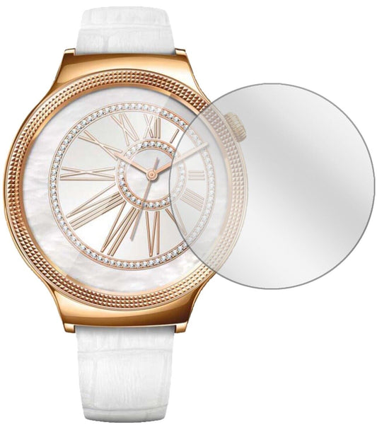 Klare Displayschutzfolie von dipos passend für Huawei Watch Jewel, präziser Zuschnitt und blasenfrei montiert