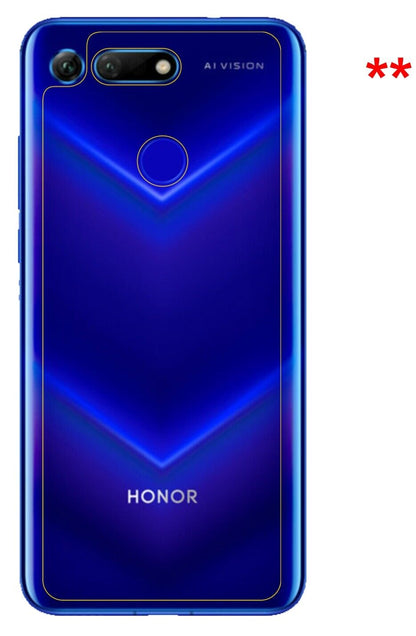 Dünne und klare Folie passend zugeschnitten für Honor V20 Rückseite