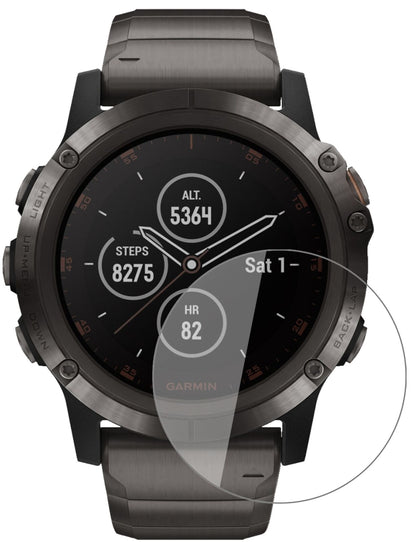 1x 9H Schutzfolie für Garmin fenix 5 Plus (47mm) Panzerfolie