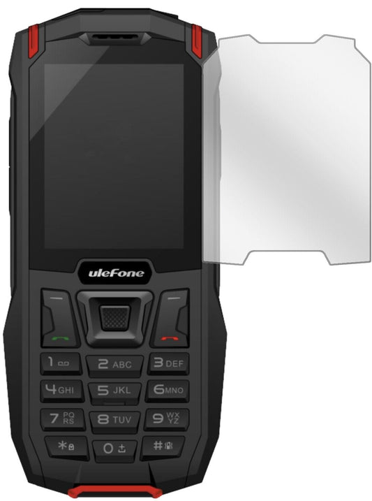 Klare Displayschutzfolie von dipos passend für Ulefone Armor Mini, präziser Zuschnitt und blasenfrei montiert