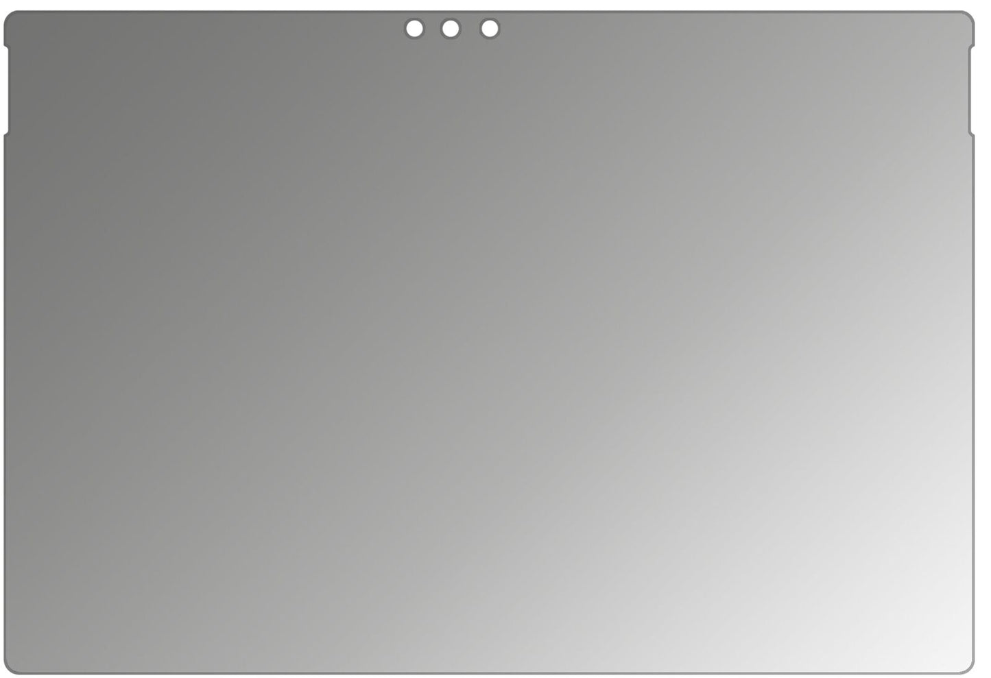 Blickschutzfolie für Microsoft Surface Pro 6 matt Schutzfolie Privacy