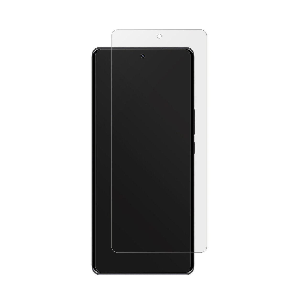 HONORX9a mit aufgebrachter dipos Displayschutzfolie, die lästige Fingerabdrücke minimiert