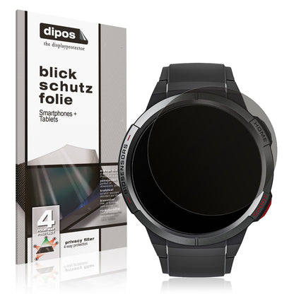 Blickschutzfolie für Mibro Watch GS matt Schutzfolie Privacy