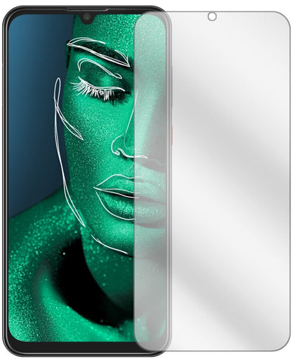 Klare Displayschutzfolie von dipos passend für ZTE Blade V10, präziser Zuschnitt und blasenfrei montiert