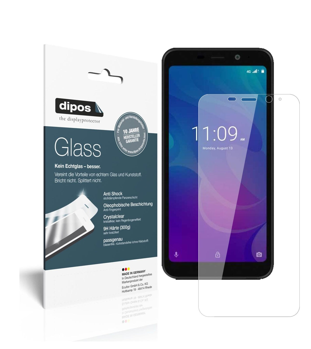 1x 9H Schutzfolie für Meizu C9 Panzerfolie