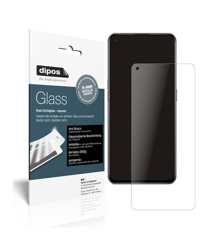 Matte Displayschutzfolie von dipos passend für Oppo Realme GT Global, 9H kratzfest und blasenfrei montiert
