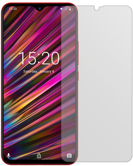 Matte Displayschutzfolie von dipos passend für Umidigi F1, präziser Zuschnitt und blasenfrei montiert