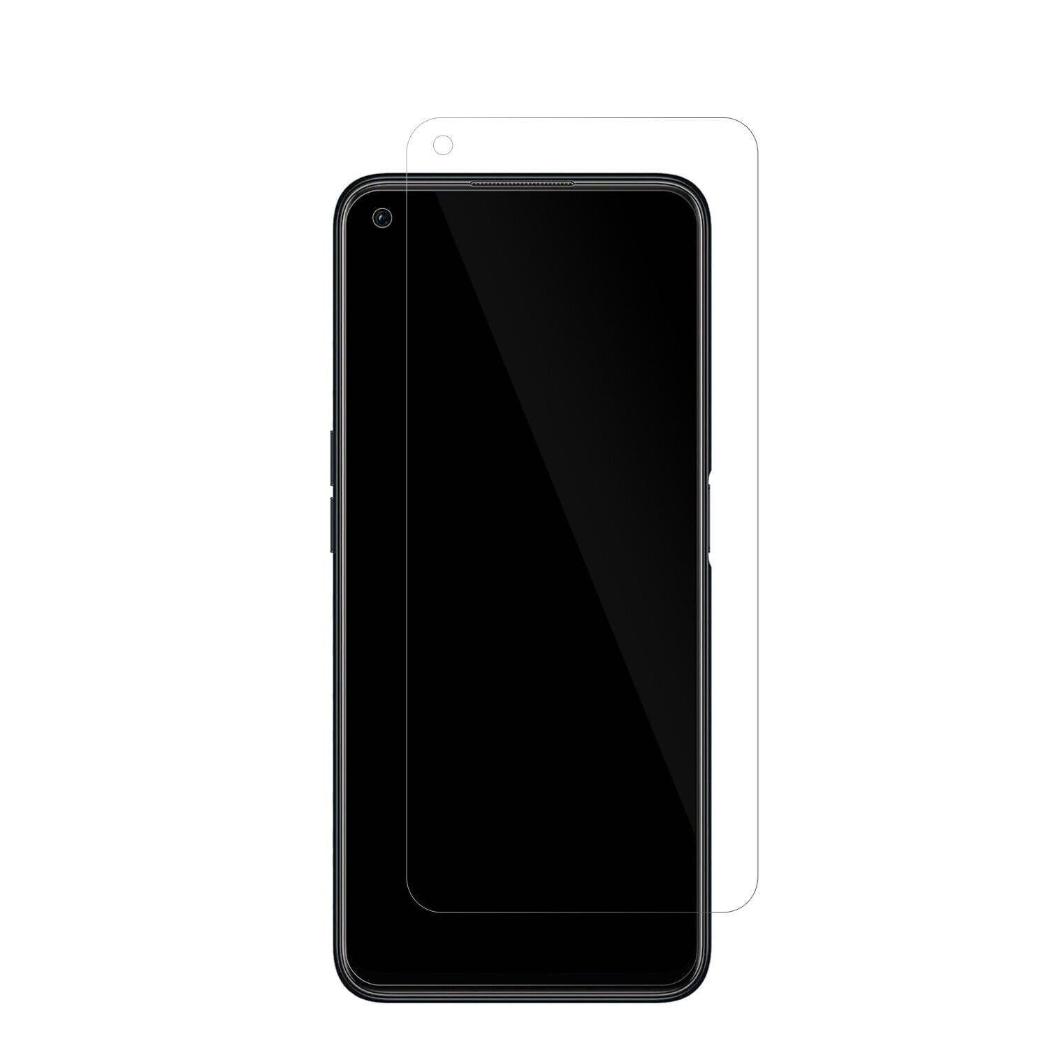 OPPOA76 mit aufgebrachter dipos Displayschutzfolie, glasklare Darstellung ohne Einschränkungen