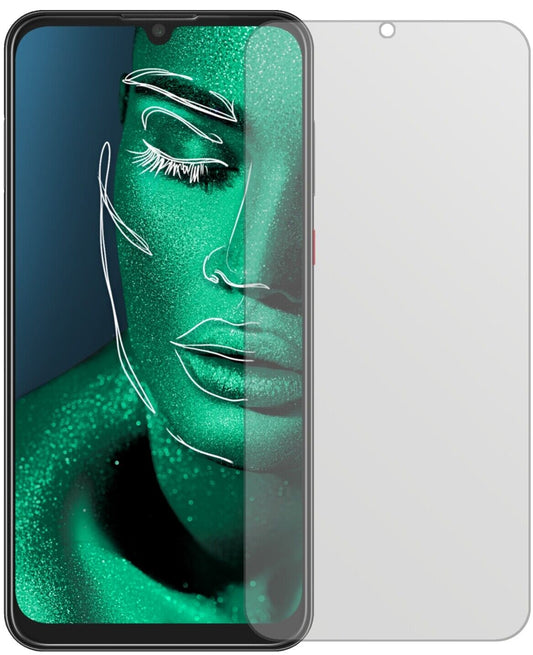 Matte Displayschutzfolie von dipos passend für ZTE Blade V10 Vita, präziser Zuschnitt und blasenfrei montiert