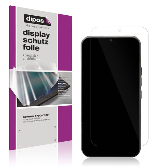 Klare Displayschutzfolie von dipos passend für Kodak Smartway L2, präziser Zuschnitt und blasenfrei montiert