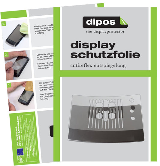 Matte Displayschutzfolie von dipos passend für NIVONA NICR 758 Tropfblech, präziser Zuschnitt und blasenfrei montiert