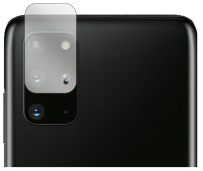 SamsungGalaxy S20 Plus Kameralinse mit aufgebrachter dipos Displayschutzfolie, glasklare Darstellung ohne Einschränkungen
