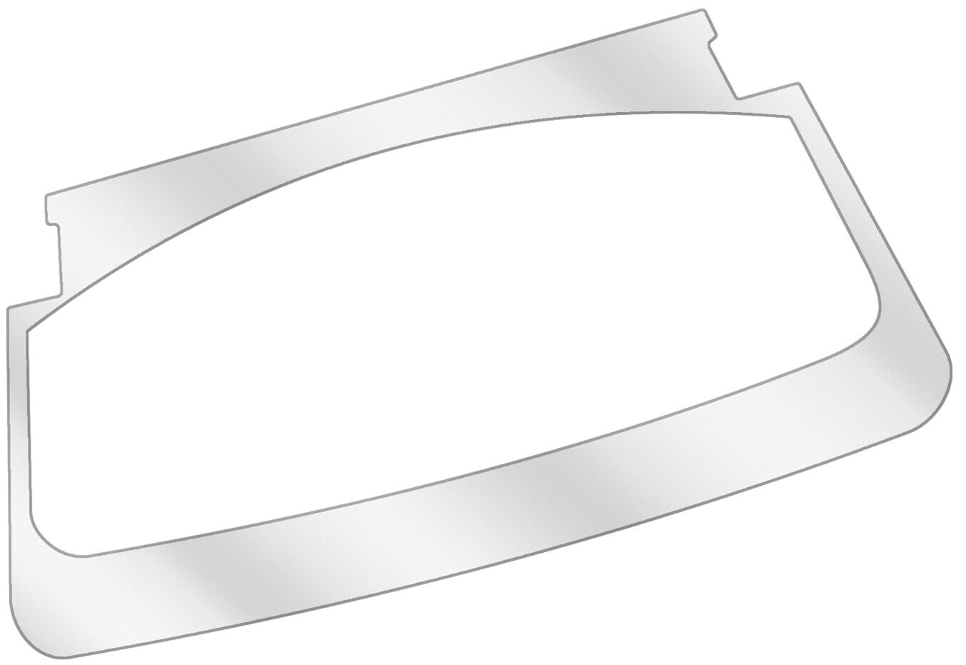 dipos Displayschutz für SAECO Xelsis 7683 Tropfblech, transparente Oberfläche, geringe Dicke und perfekte Passform