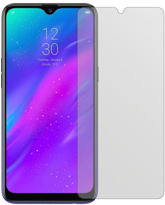 Matte Displayschutzfolie von dipos passend für Oppo Realme 3, präziser Zuschnitt und blasenfrei montiert