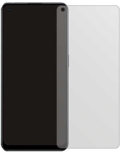 OppoA96 5G mit aufgebrachter dipos Displayschutzfolie, die lästige Fingerabdrücke minimiert
