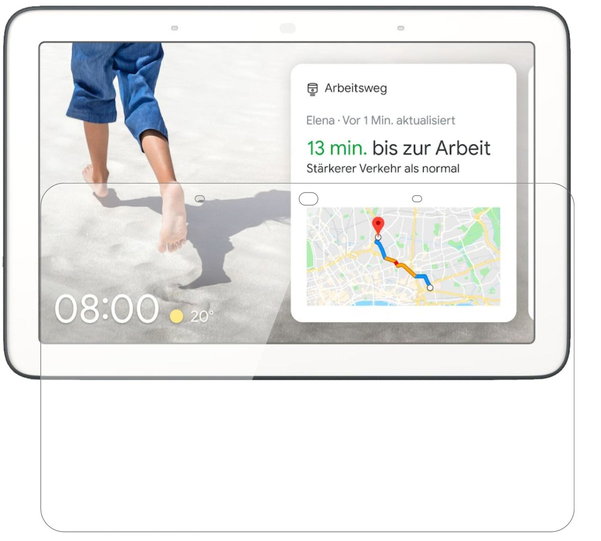 1x 9H Schutzfolie für Google Nest Hub Panzerfolie
