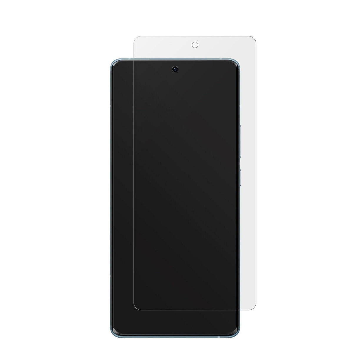 VivoX60 mit aufgebrachter dipos Displayschutzfolie, die lästige Fingerabdrücke minimiert