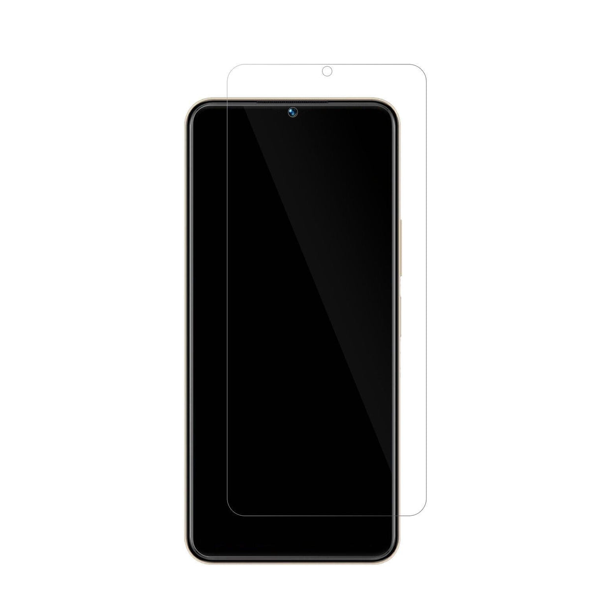 VIVOY35 5G mit aufgebrachter dipos Displayschutzfolie, glasklare Darstellung ohne Einschränkungen