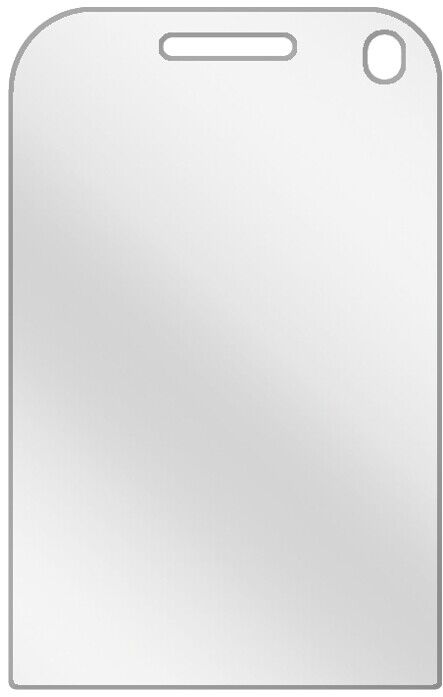 dipos Displayschutz für Alcatel 8262, transparente Oberfläche, geringe Dicke und perfekte Passform