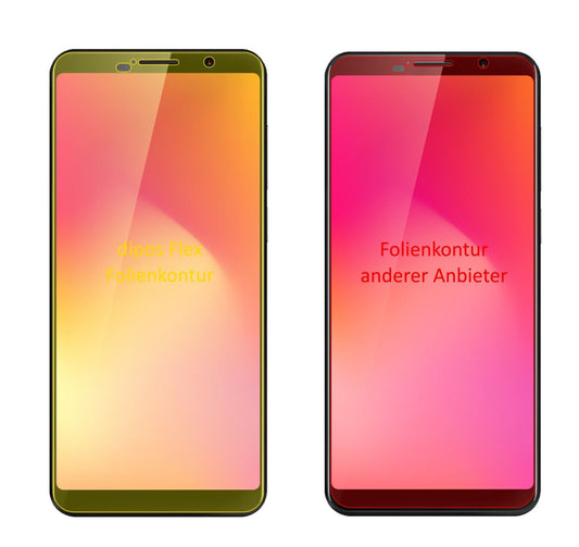 2x 3D Full Cover Schutzfolie für Cubot Power