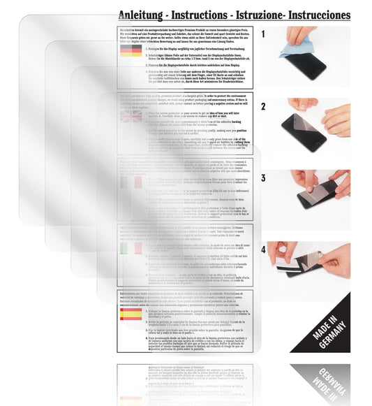 Klare Displayschutzfolie von dipos passend für Teasi One 2 A-Rival, präziser Zuschnitt und blasenfrei montiert