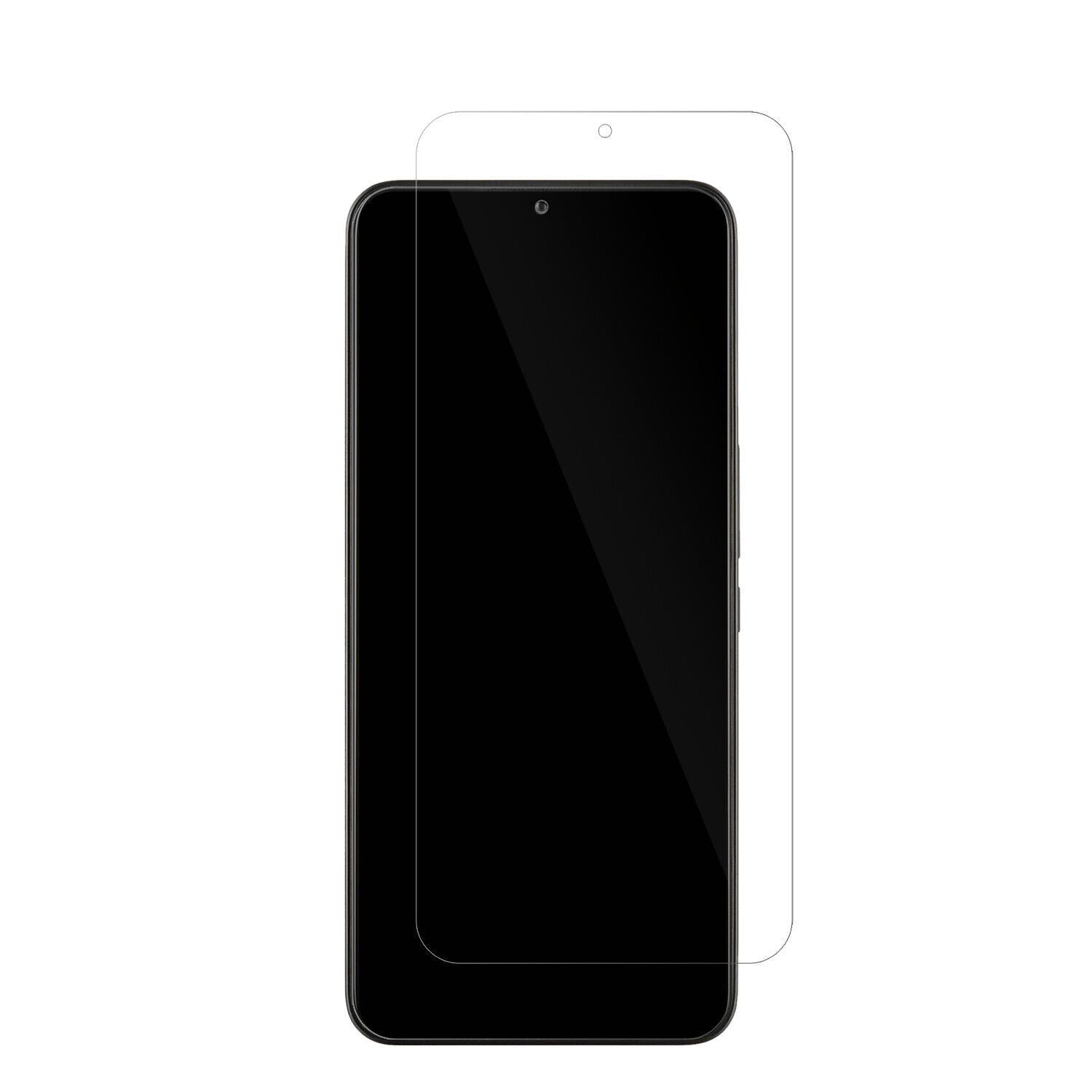 TCL40 R mit aufgebrachter dipos Displayschutzfolie, glasklare Darstellung ohne Einschränkungen