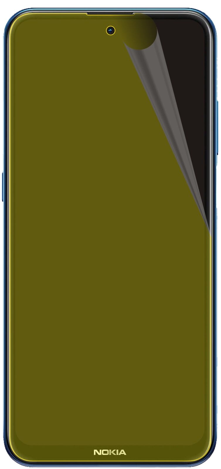 dipos Displayschutz für Nokia X20, transparente Oberfläche, geringe Dicke und perfekte Passform