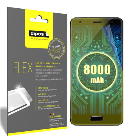 2x 3D Full Cover Schutzfolie für Oukitel K8000