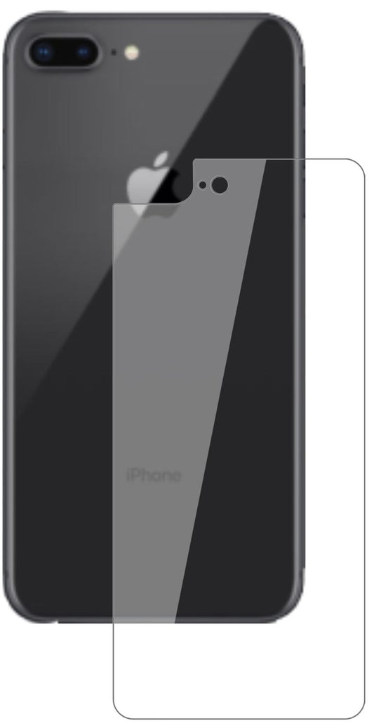 1x 9H Schutzfolie für Apple iPhone 8 Plus Rückseite Panzerfolie