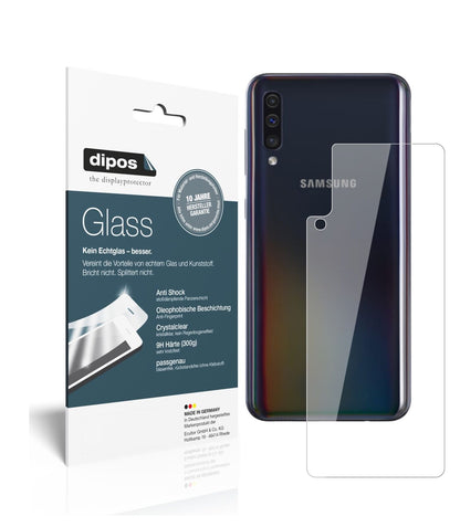 1x 9H Schutzfolie für Samsung Galaxy A40 Rückseite Panzerfolie
