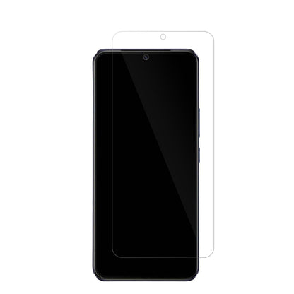 VivoV21 mit aufgebrachter dipos Displayschutzfolie, glasklare Darstellung ohne Einschränkungen