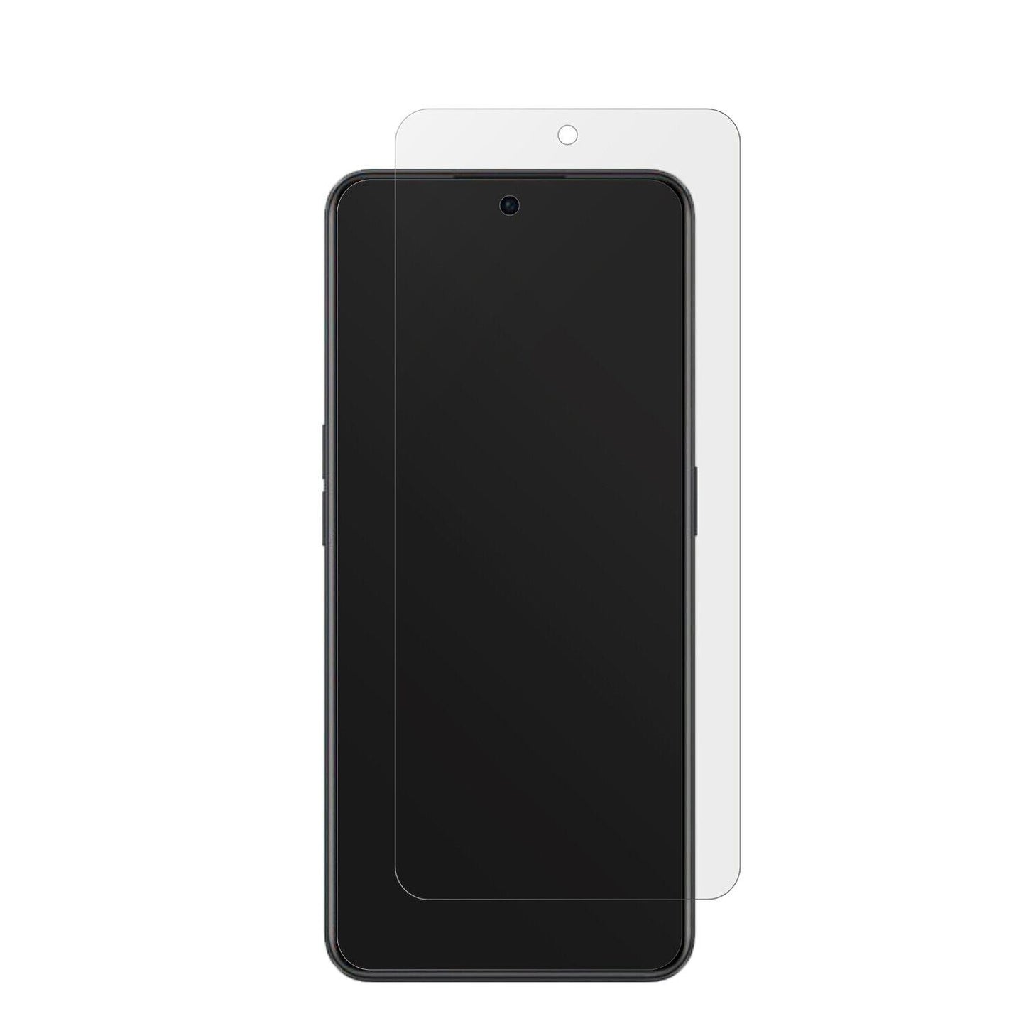 OnePlusACE mit aufgebrachter dipos Displayschutzfolie, die lästige Fingerabdrücke minimiert
