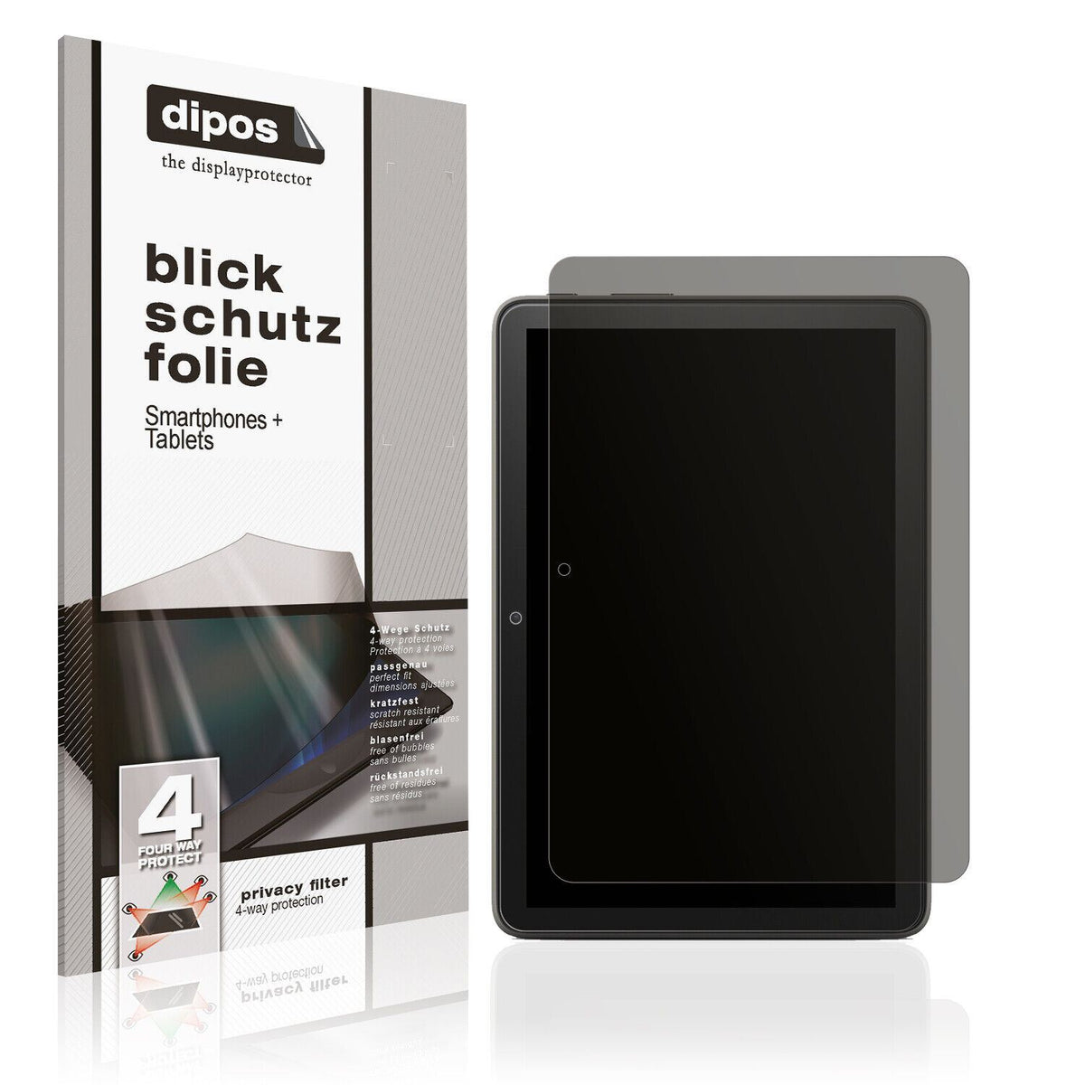 Blickschutzfolie für Amazon Fire HD 8 Kids (2022) matt Schutzfolie Privacy