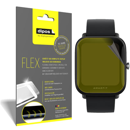 2x 3D Full Cover Schutzfolie für Amazfit Bip U Pro