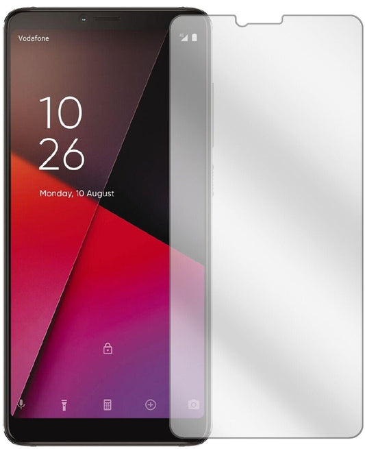 Klare Displayschutzfolie von dipos passend für Vodafone Smart X9, präziser Zuschnitt und blasenfrei montiert
