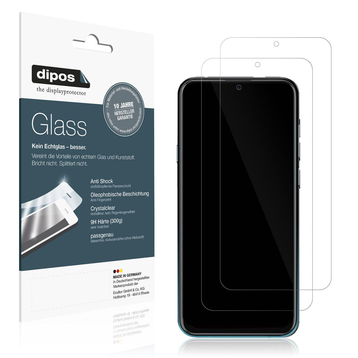 1x 9H Schutzfolie für Benco iris 59 Panzerfolie